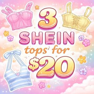 3 SHEIN tops for $20